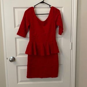 Red dress size M